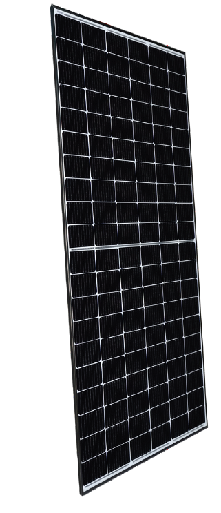 Fotovoltaický panel s černým rámem 1756 x 1039 x 35 mm, 20,3 kg, články: 120 (6 x 20)